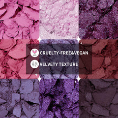 docolor yeux violet pailleté fini scintillant pour fêtes et soirées