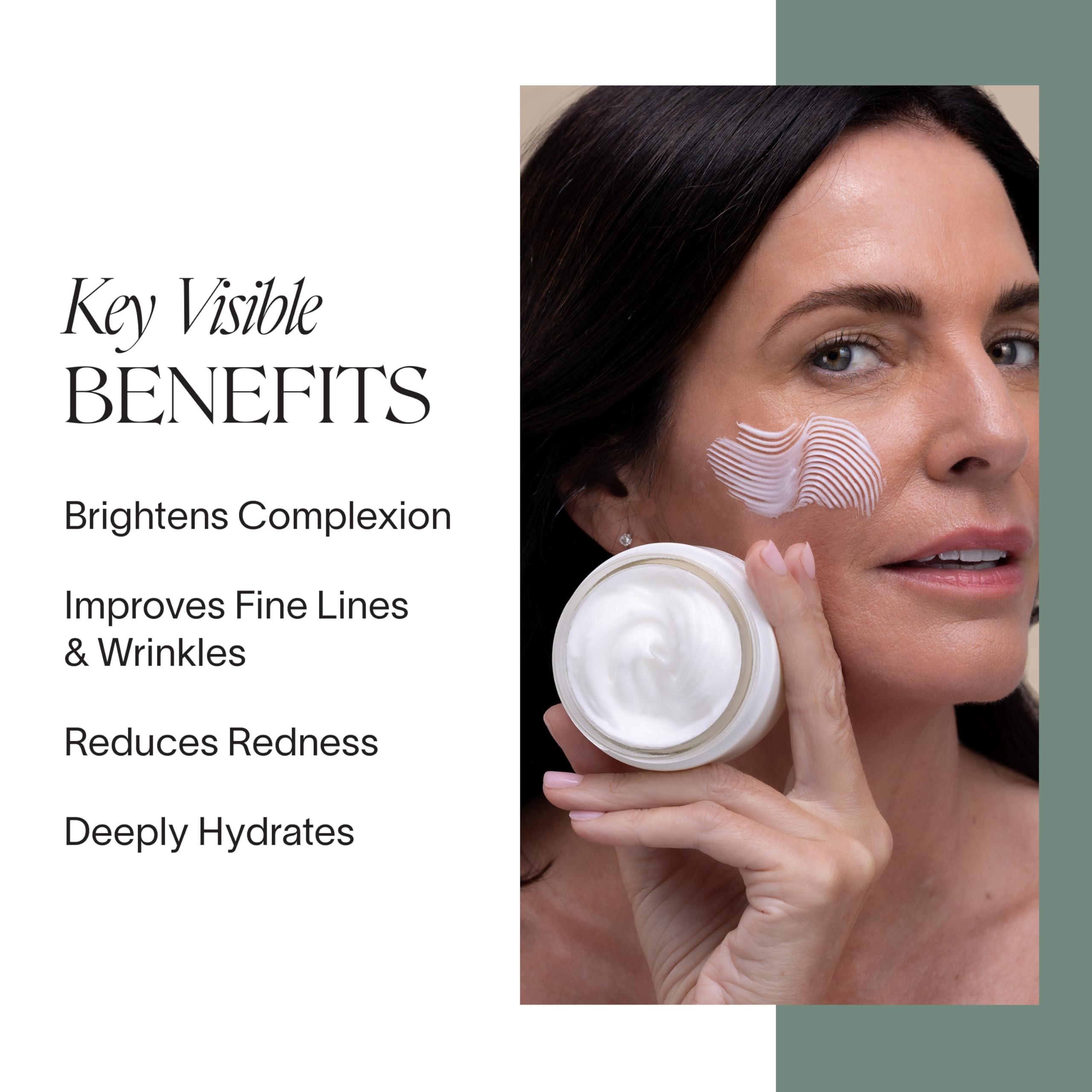 Texture soyeuse de Doctor Rogers Crème Visage, absorption rapide.