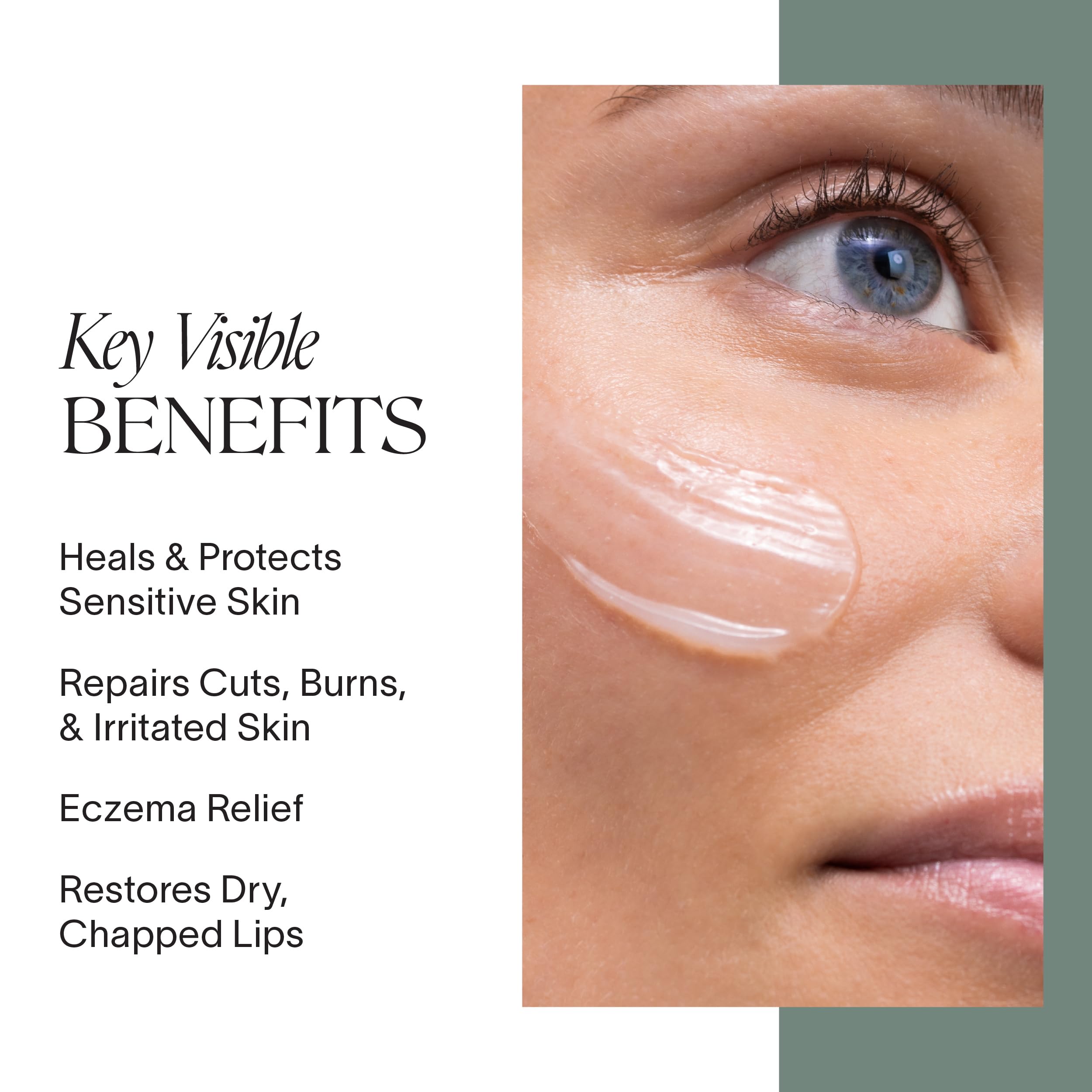 Application du Doctor Rogers Restore Balm sur peau pour hydratation et réparation