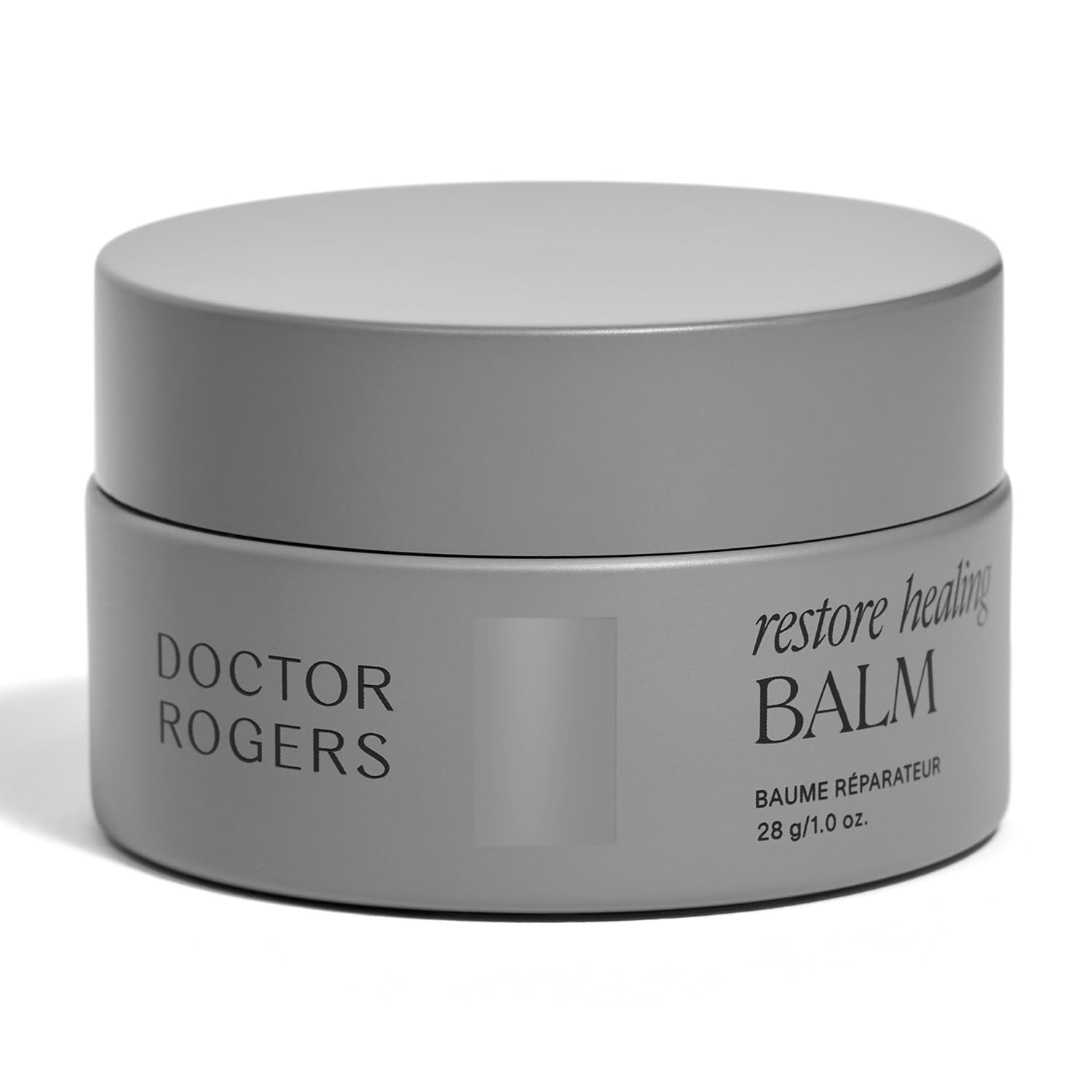 Doctor Rogers Restore Balm dans son pot, apaisement rapide de la peau irritée