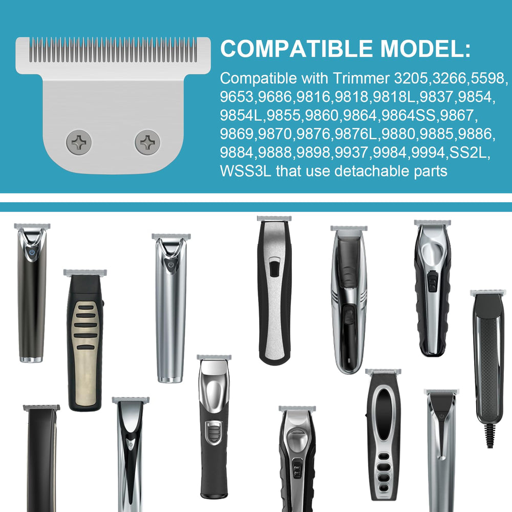 Lame T détachable DODAER compatible Wahl 9854L, fiabilité pour les professionnels.
