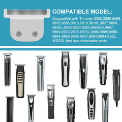 Lame T détachable DODAER compatible Wahl 9854L, fiabilité pour les professionnels.