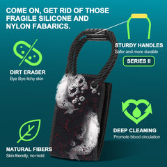 Dodiff Exfoliant Dos fibres végétales naturelles pour une exfoliation durable.