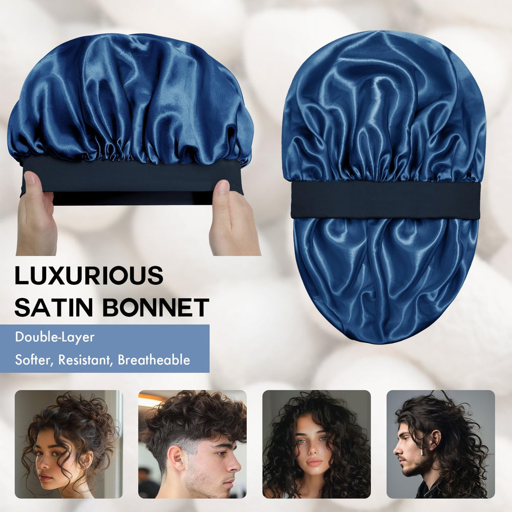 Bonnet Doitory satin doublure intérieur extérieur pour maintien durable
