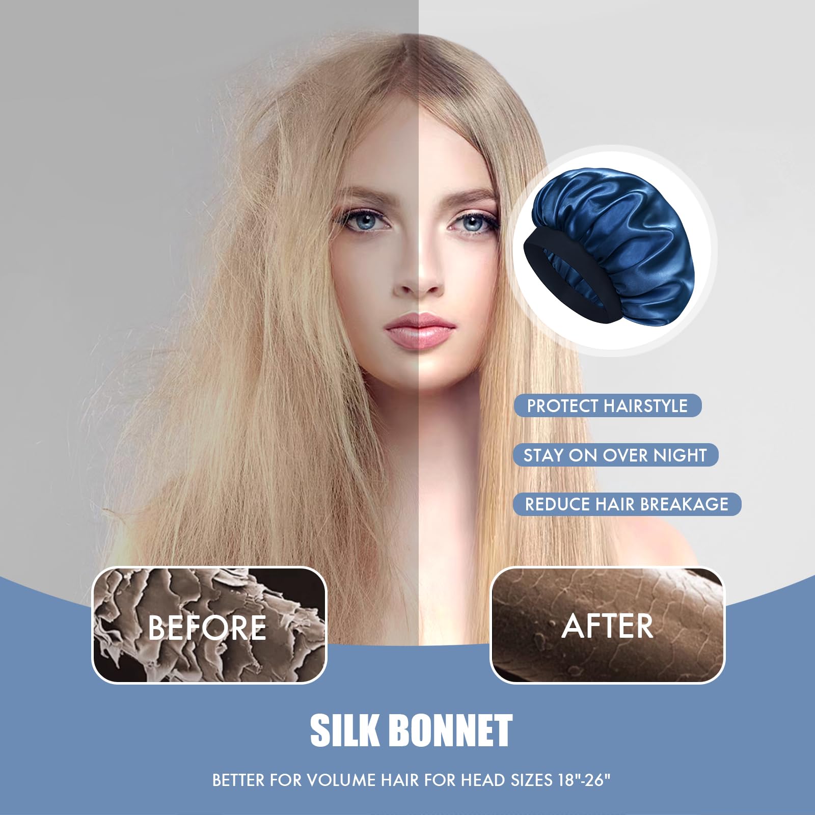 Texture satin Doitory doux et respirant pour la nuit