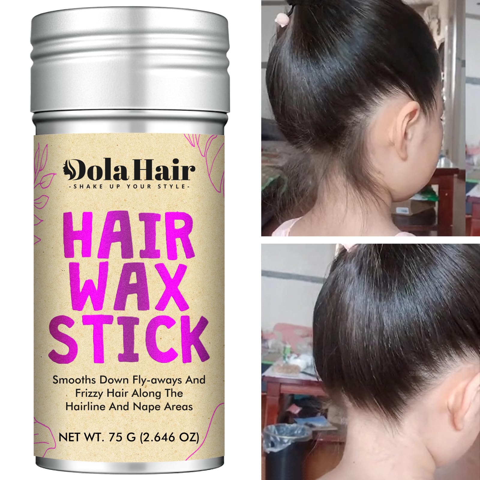 Dolahair bandes élastiques bebe colorées pour coiffure rapide et adaptée.