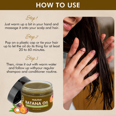 Dolahair Batana masque huile cheveux douceur et réparation visuelle