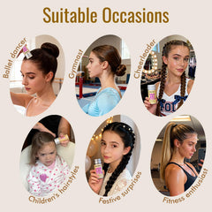 Dolahair bâton cire coiffante application directe facile sans mains salissées.