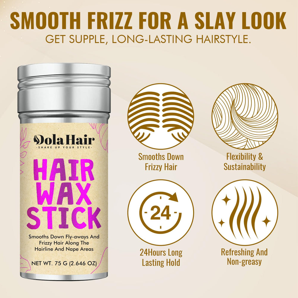 Dolahair bâton cire coiffante cadeau tendance pour jeunes filles.