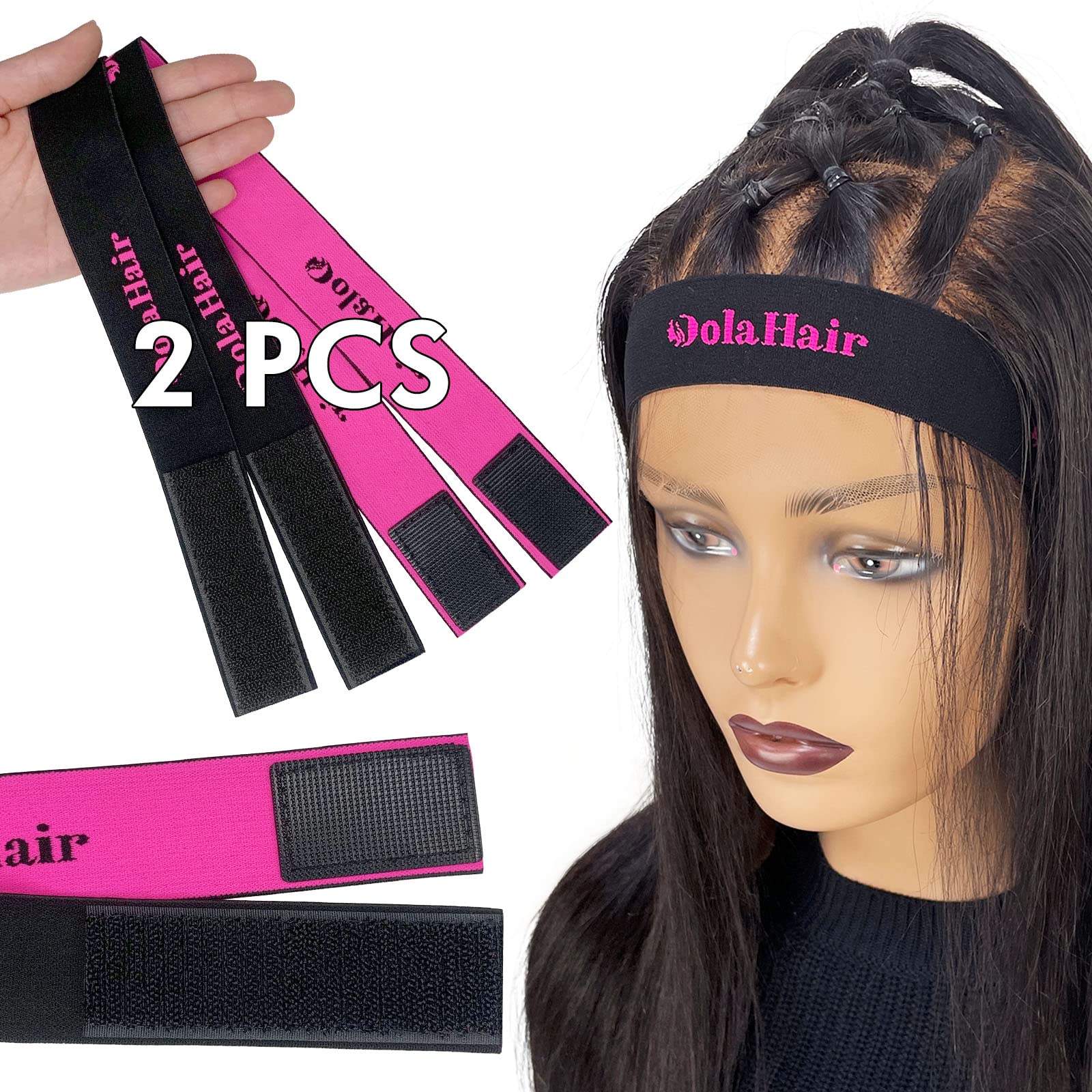 Dolahair Colle Dentelle : application et retrait faciles étape par étape.