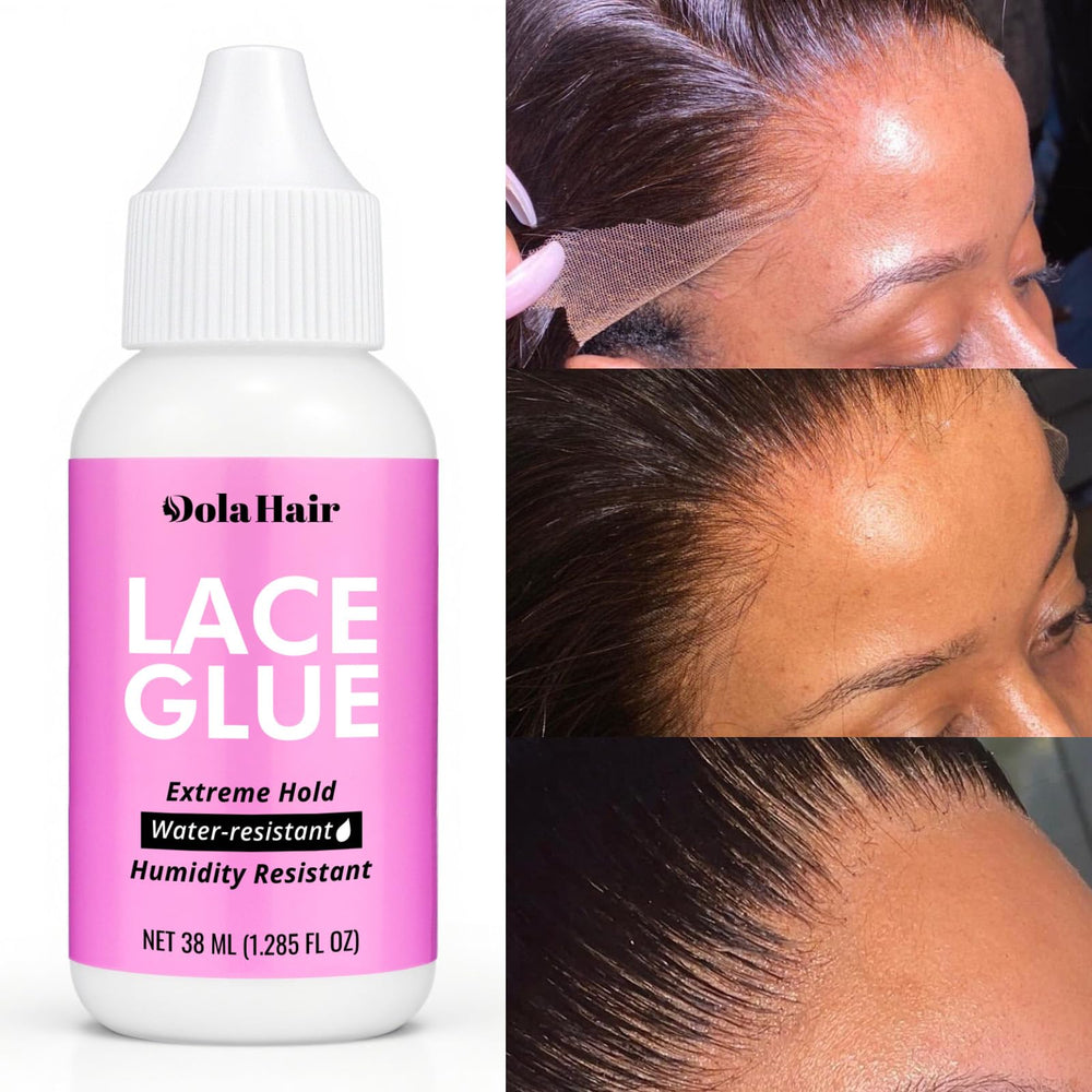 Dolahair Colle Dentelle sans latex — adaptée pour peaux sensibles.