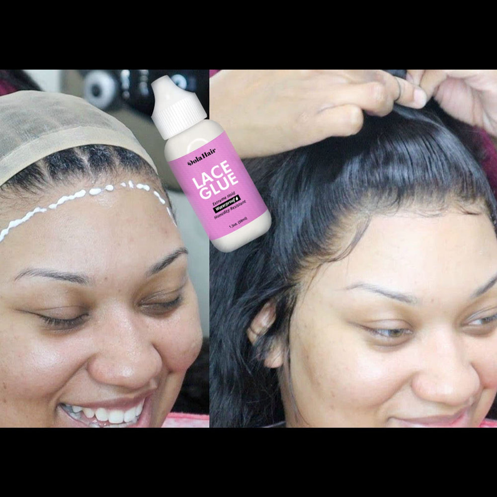 Dolahair conseil-application-lace-frontale aide à obtenir un fini discret et homogène.