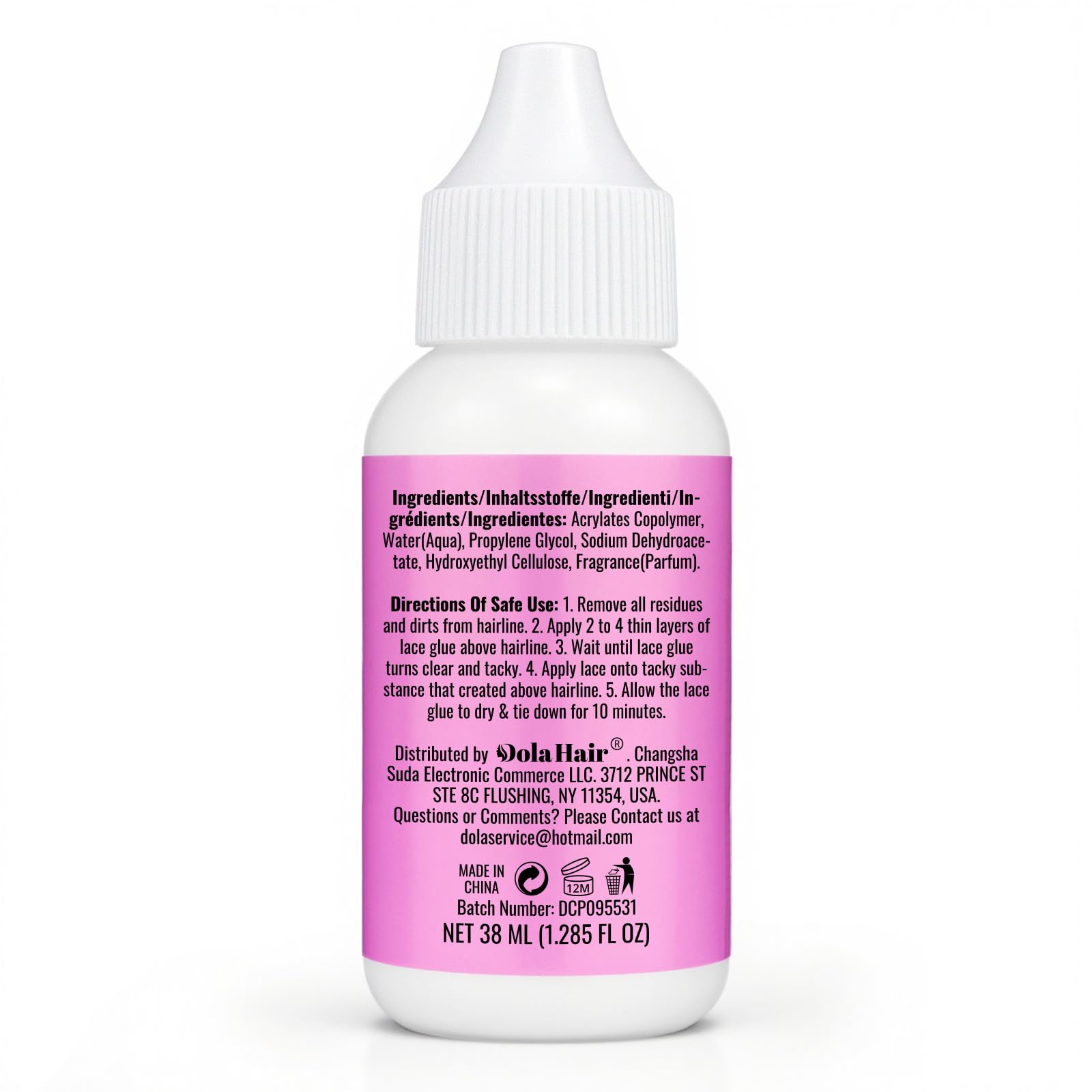 Edges babyhair Dolahair, aide à maîtriser les contours pour un look naturel.