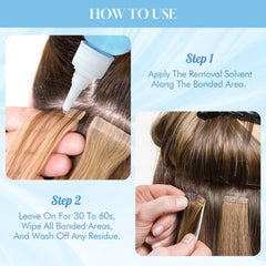 Dolahair Extension Remover Spray, retrait en douceur des extensions.