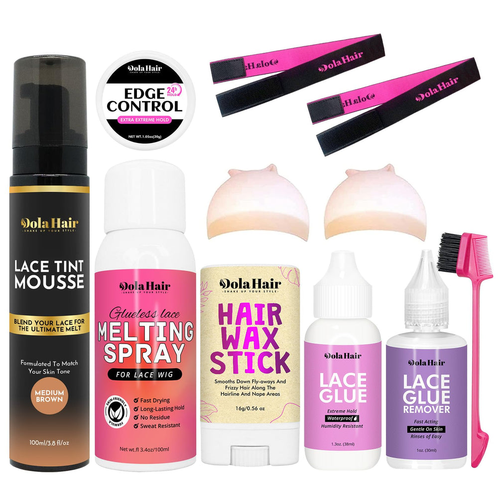 Dolahair kit lace : ensemble complet pour une installation rapide de votre perruque