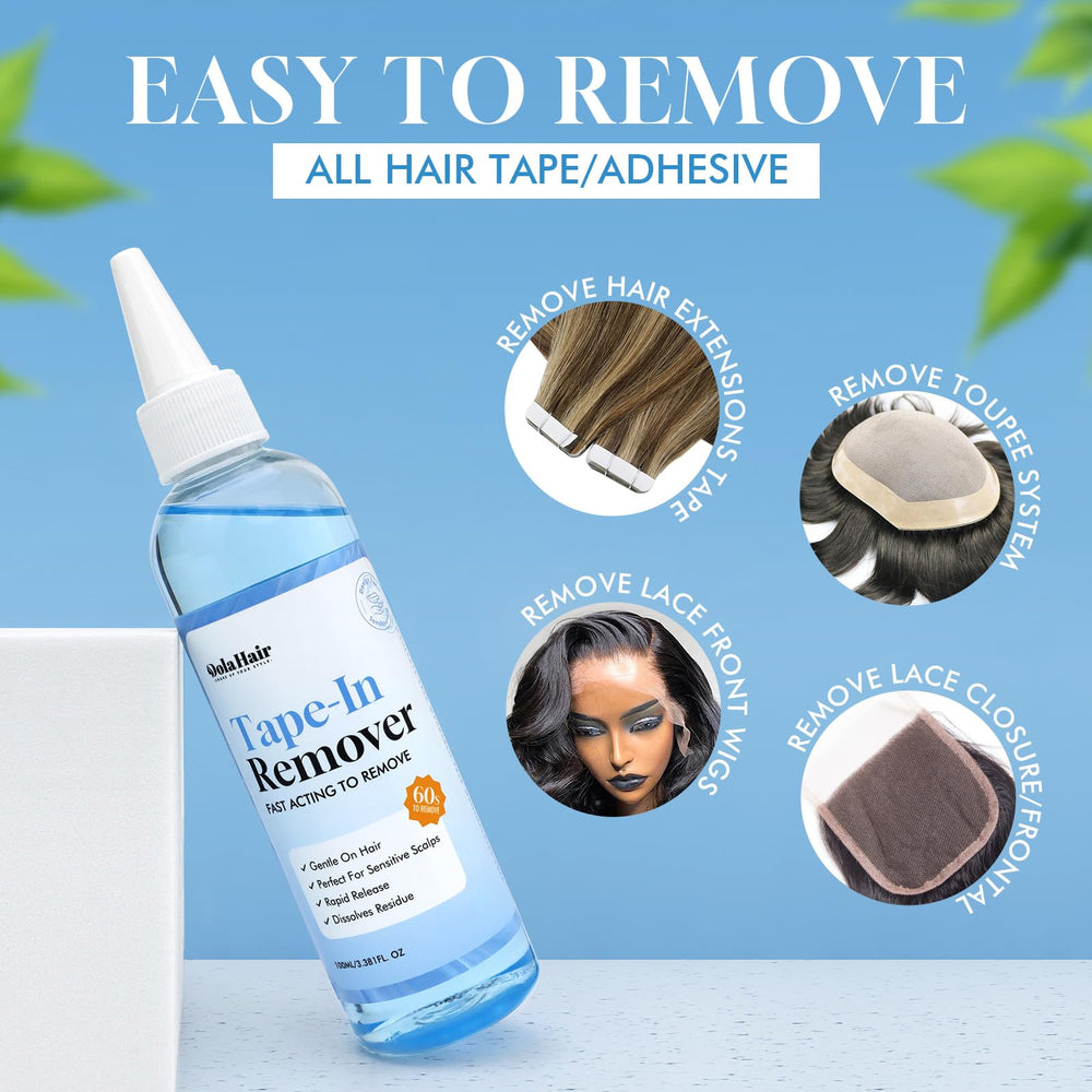 Dolahair Sans Latex Remover, protège la peau sensible lors du retrait.