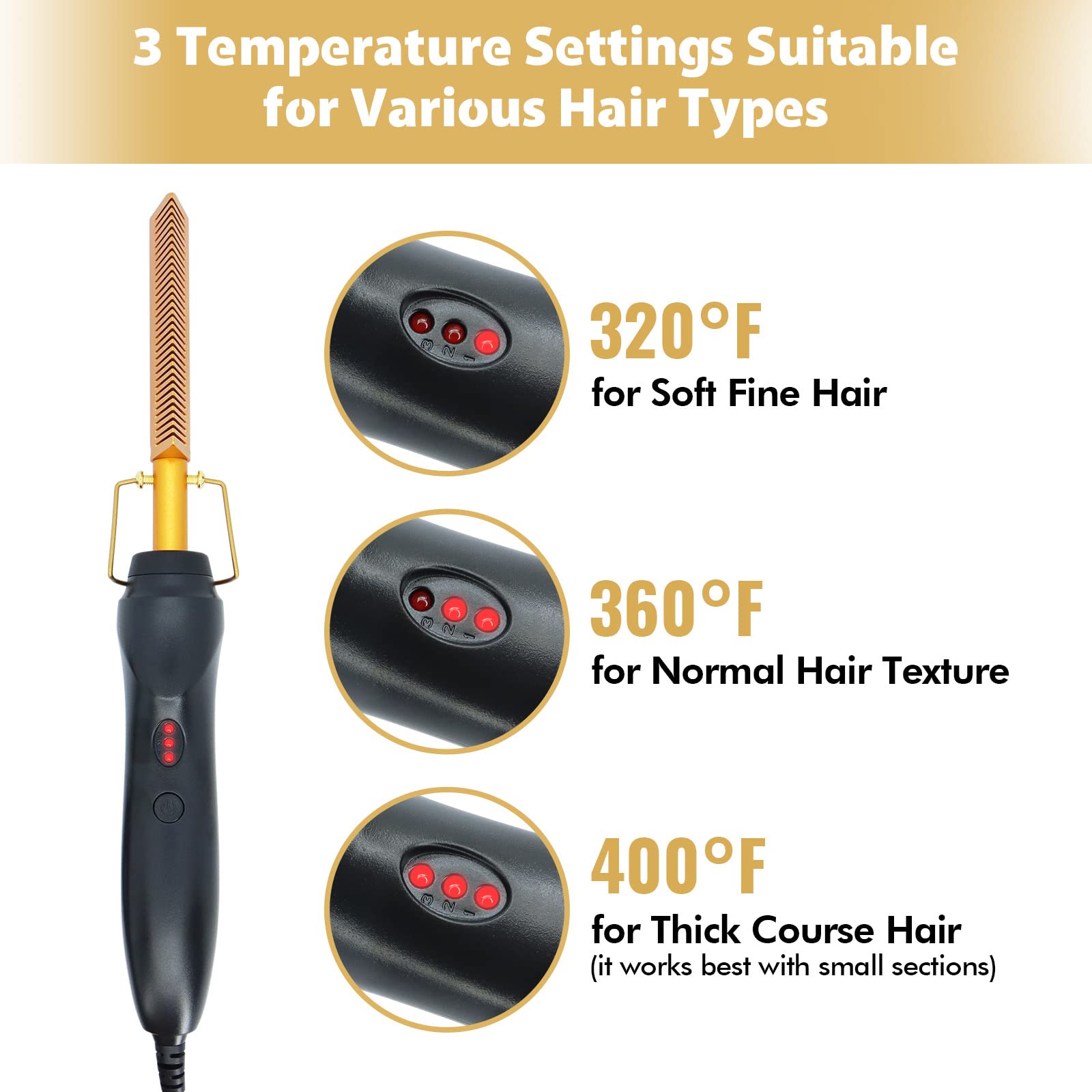 Stick cire Dolahair pour lisser les mèches et maîtriser les frisottis.