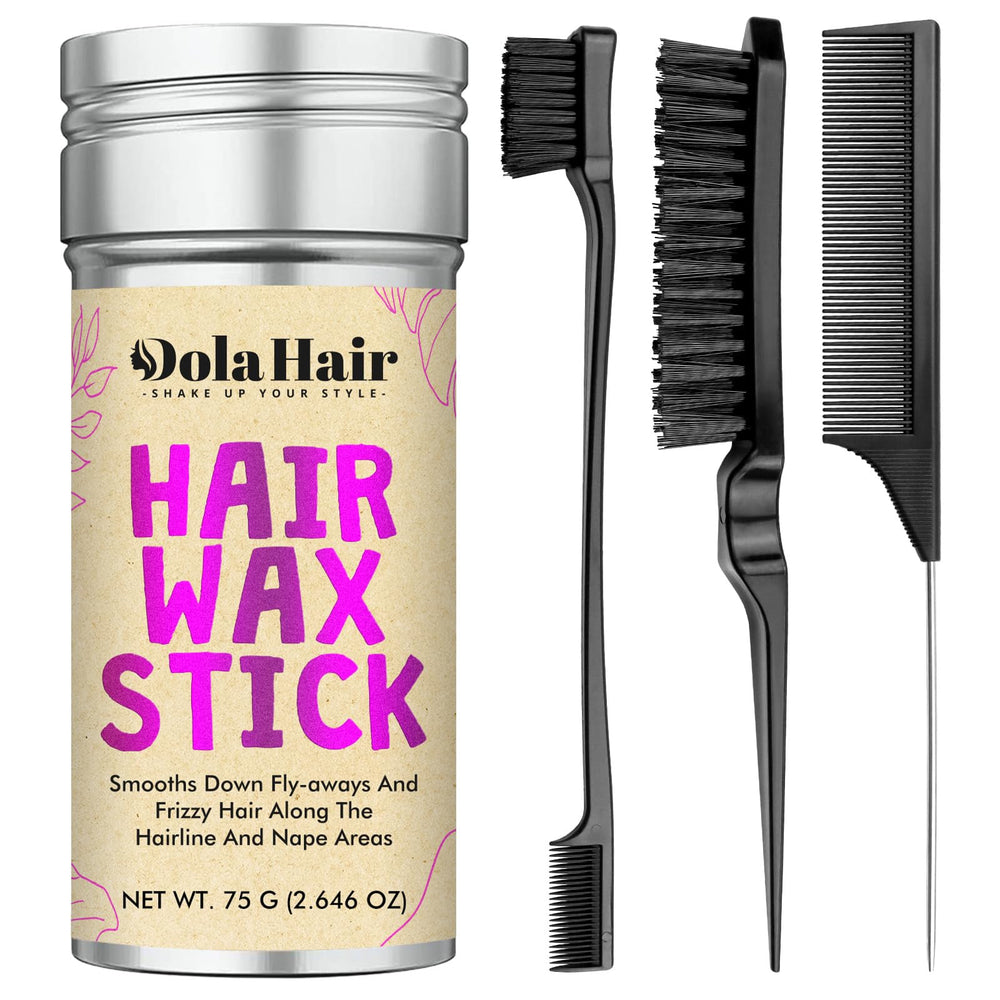 Dolahair Stick-coiffage-brillant: tenue légère et brillance satinée sur cheveux rebelles.