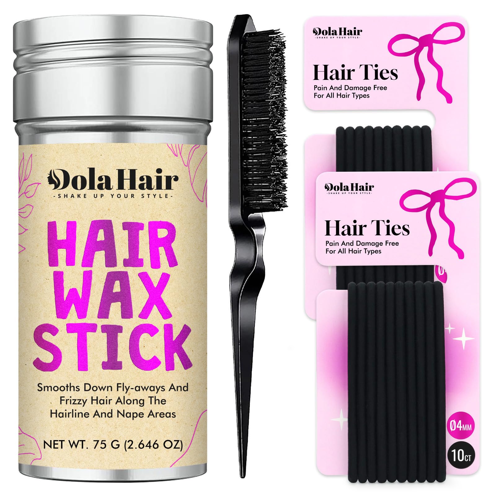 Stick Dolahair-coiffant appliqué pour lisser les mèches rebelles