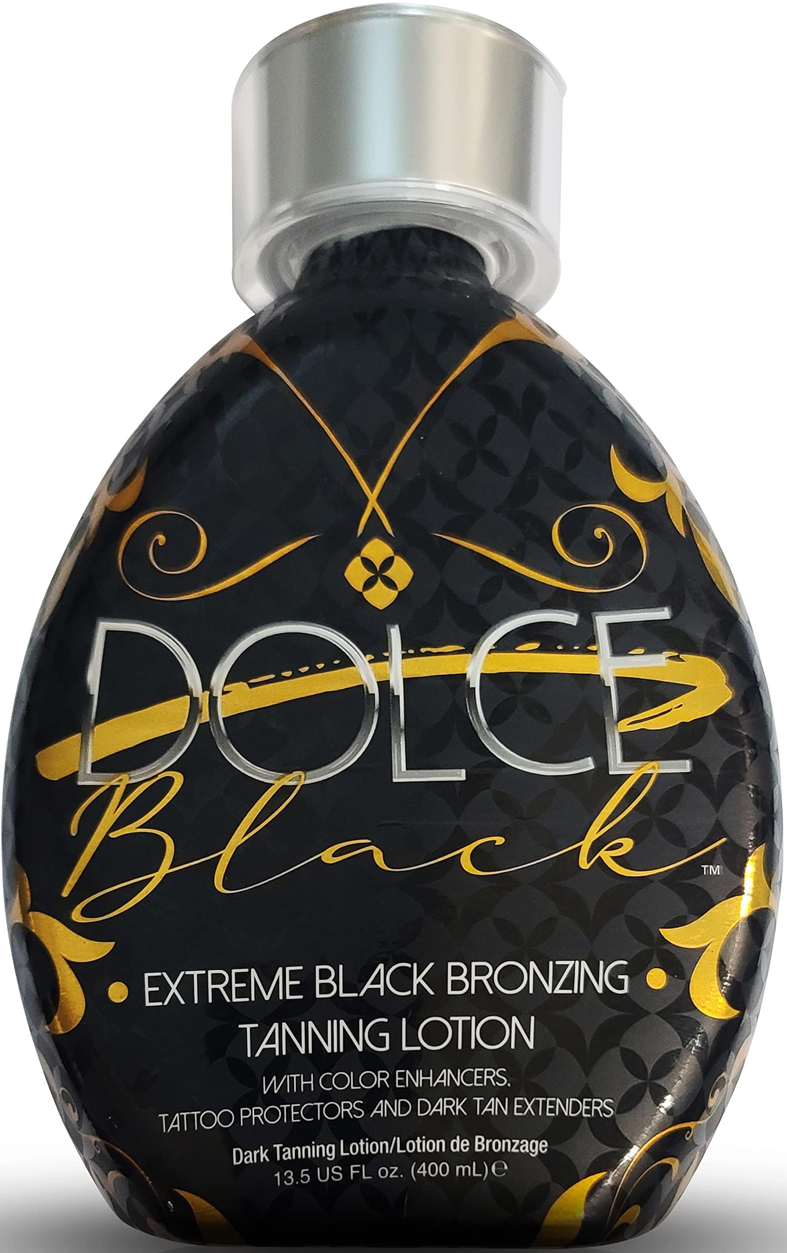 Dolce Black Formule Sans Orange – fini doré naturel sans traces orangées.