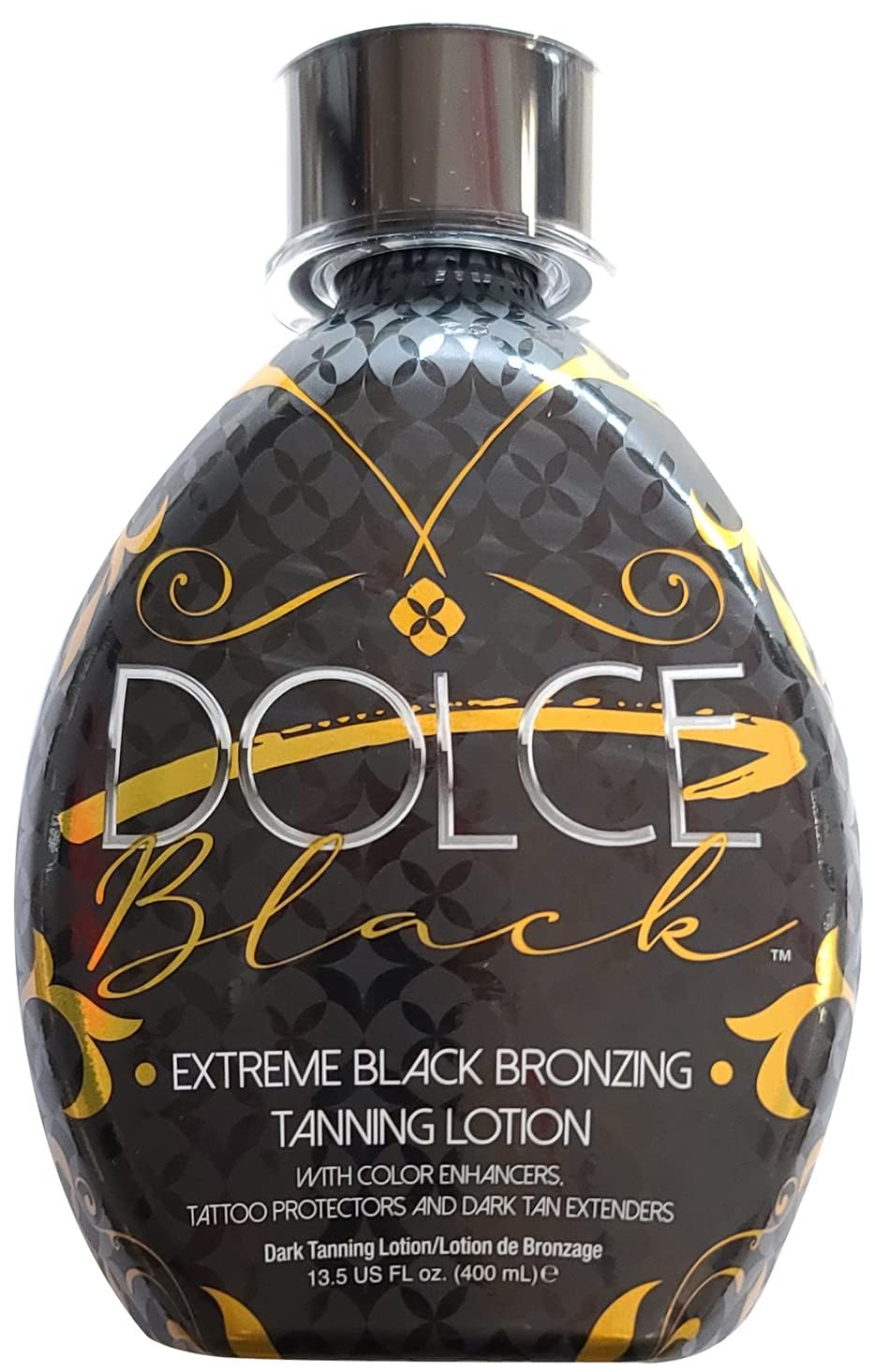 Dolce Black Lotion Application Peau – facile à appliquer et hydrate la peau.