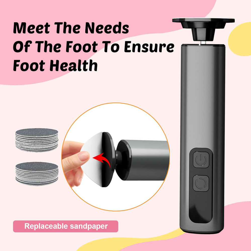 Dolcevitae pied remover batterie 1800mAh offre une utilisation sans fil prolongée.