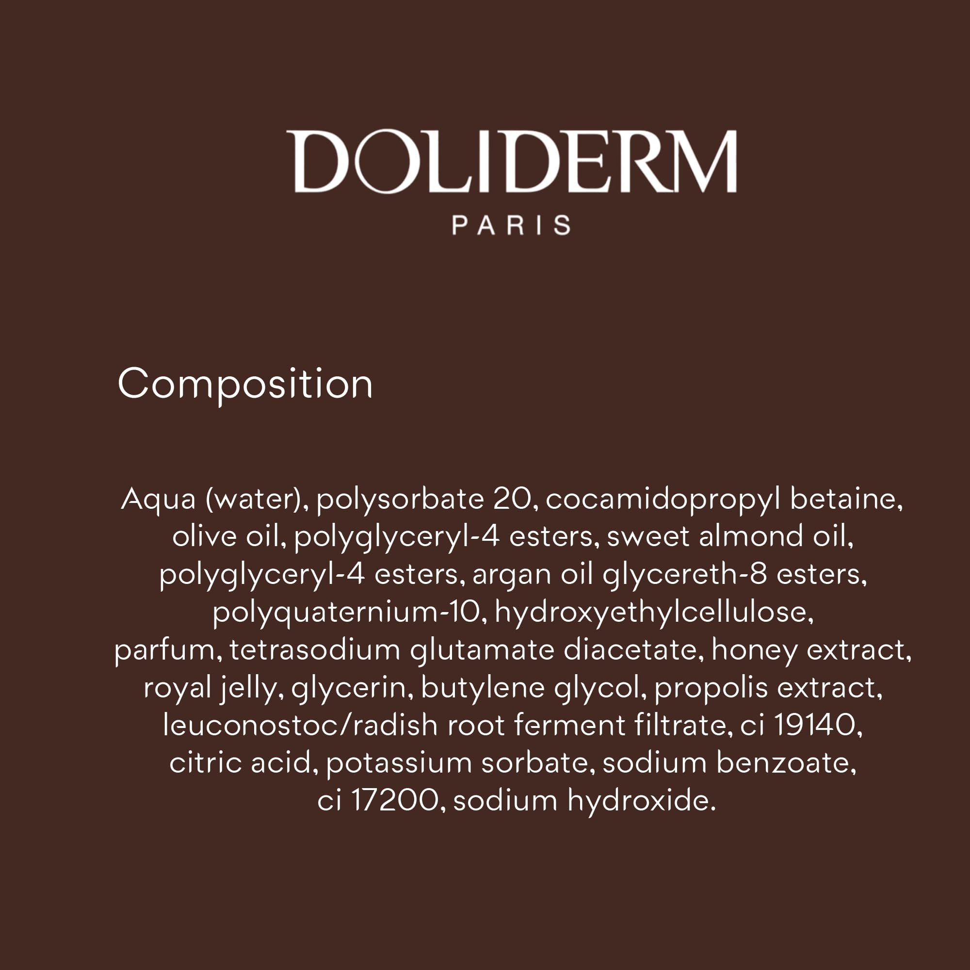 Doliderm Paris Rituel de Miel: routine nourrissante avec d'autres produits Rituel de Miel