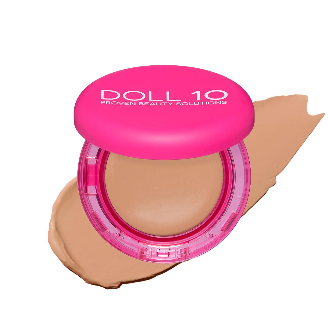 Doll 10 Peptide Bounce Balm Foundation, bouteille prête à l’application et teint naturel