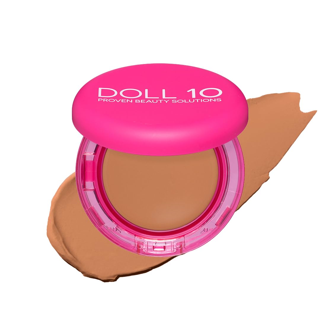 Doll 10 Peptide Bounce Balm Foundation – bouteille élégante et hydratante.