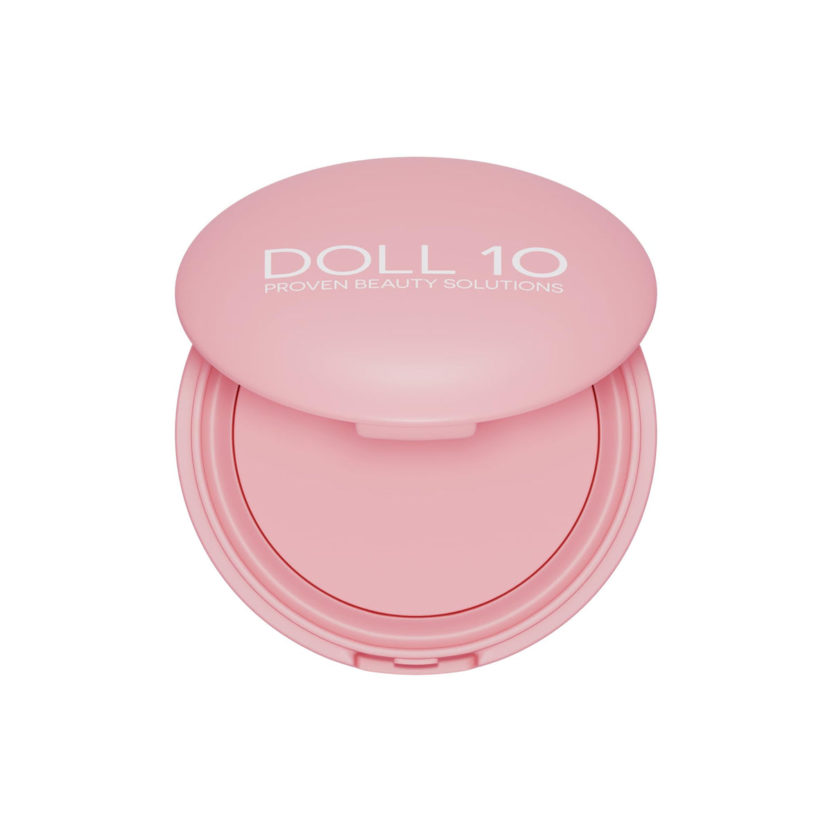 Doll 10 Pink Power Pressed Setting Powder dans son emballage compact, pratique pour retouches.