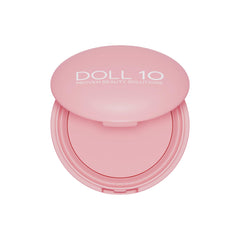 Doll 10 Pink Power Pressed Setting Powder dans son emballage compact, pratique pour retouches.