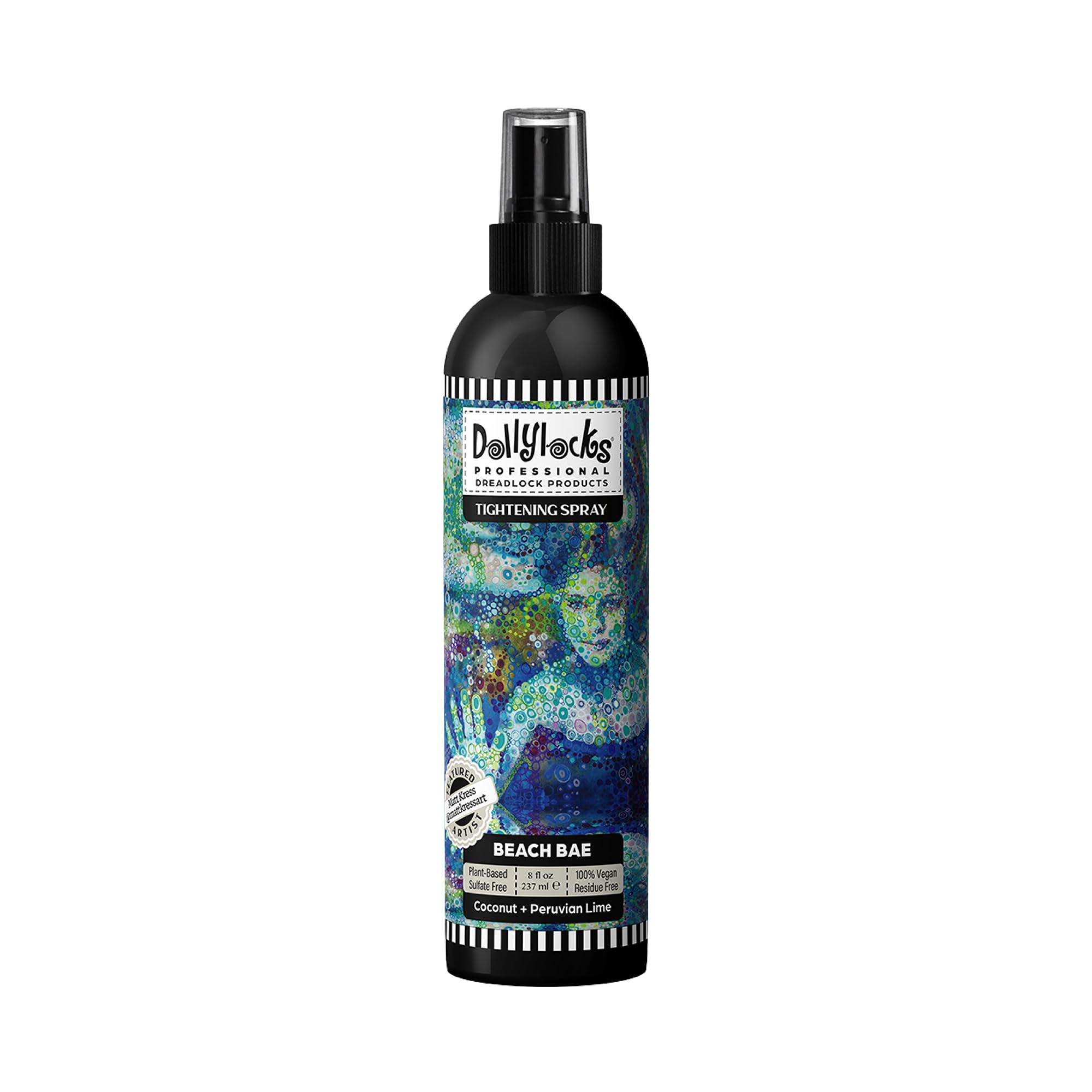 Dollylocks spray texture sel marin bouteille : texture légère et sans résidu pour locs.