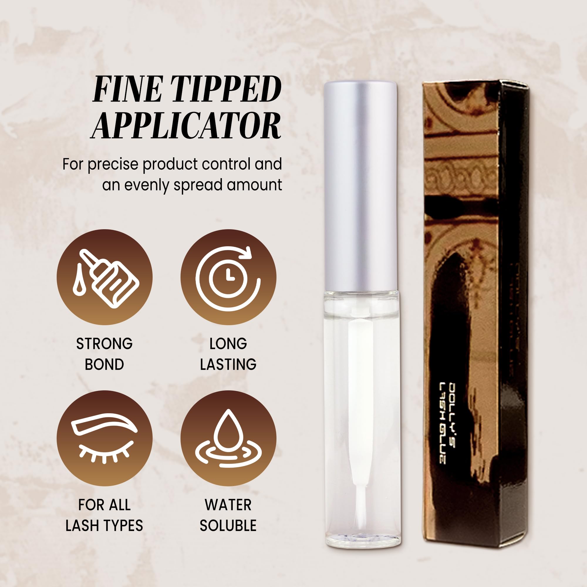 Agent laminant Dolly's Lash pour une pose fluide.