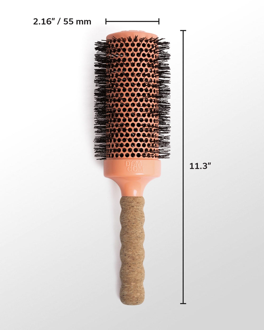 Barillet ventilé de la Brosse Dom Dom #6 favorise un séchage efficace et volume.