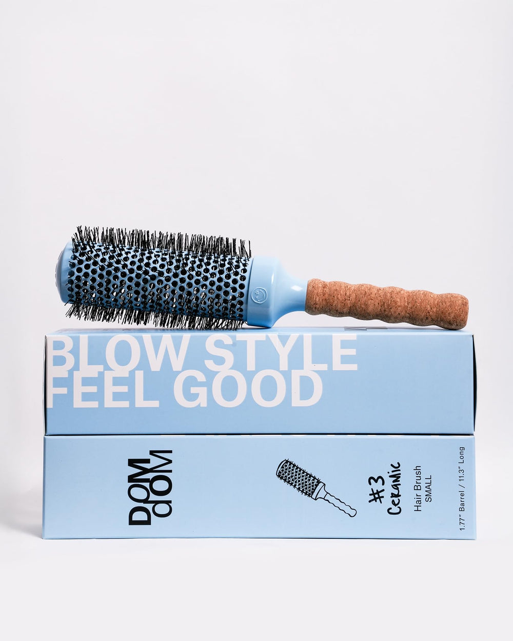 Dom Dom brosse céramique #3 poils sanglier et nylon pour brillance et douceur