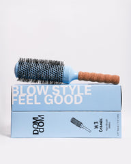 Dom Dom brosse céramique #3 poils sanglier et nylon pour brillance et douceur
