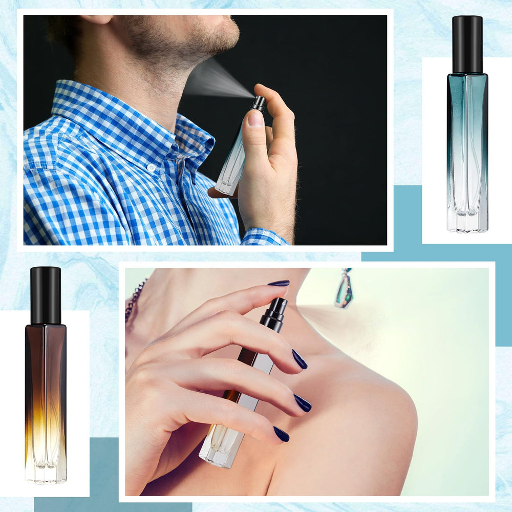 Domensi ensemble de 6 bouteilles parfum 10ml, polyvalent et facile à transporter.
