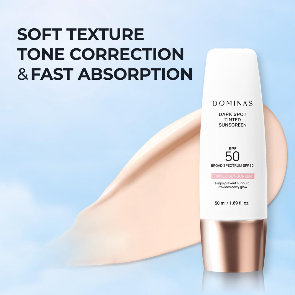 DOMINAS lueur subtile pour une peau rayonnante et naturelle.