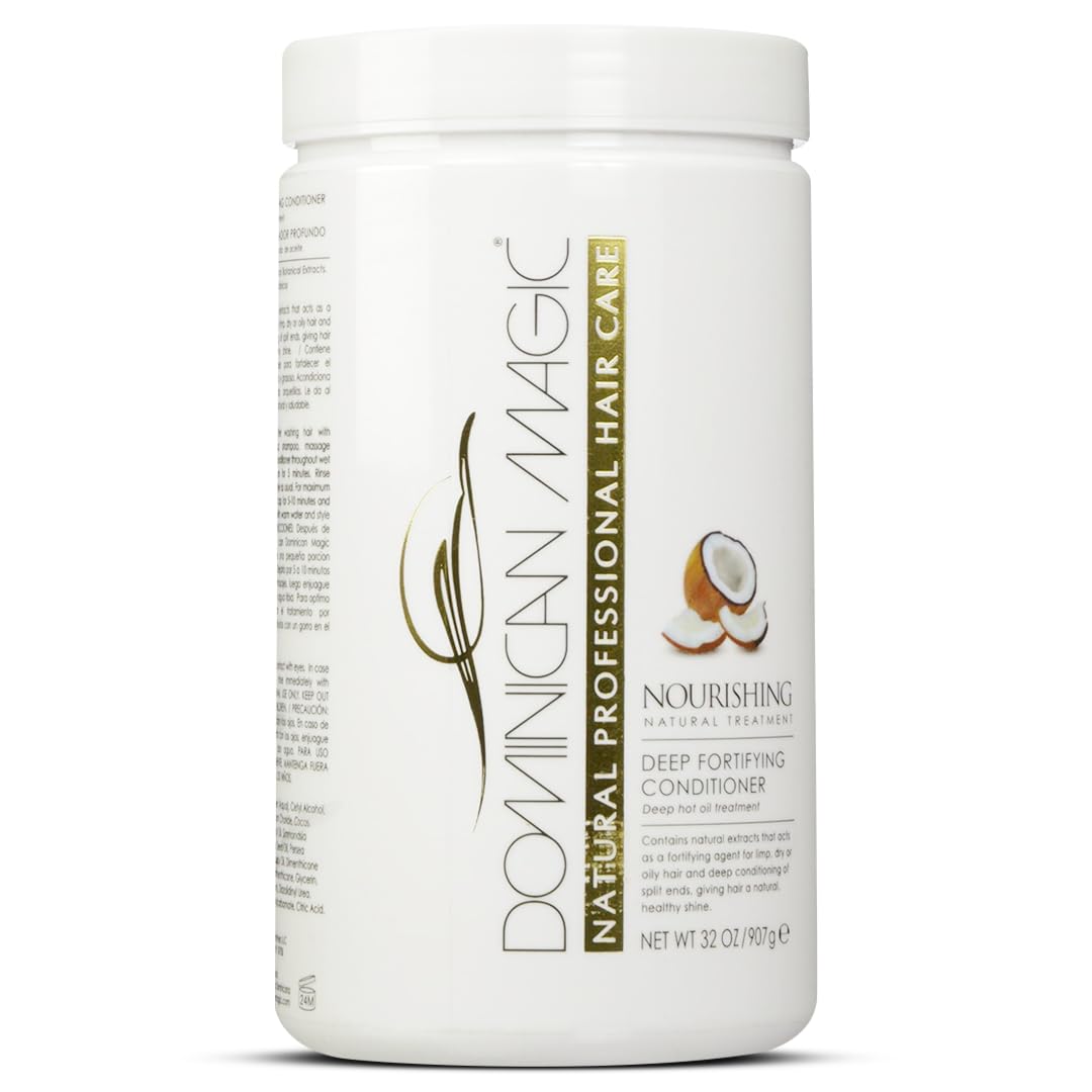 Dominican Magic conditionneur fortifiant profond, flacon 32 oz hydratant et doux pour les cheveux