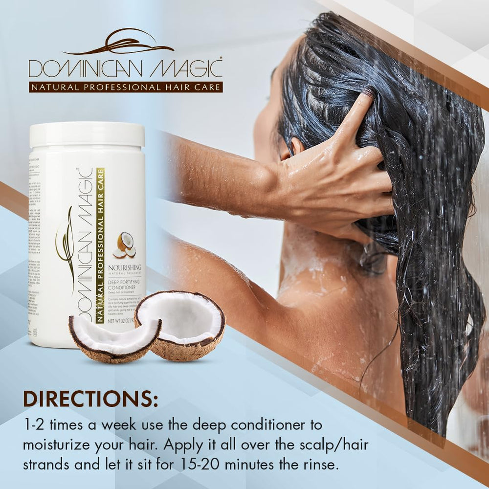 Dominican Magic conditionneur fortifiant profond, brillance naturelle retrouvée