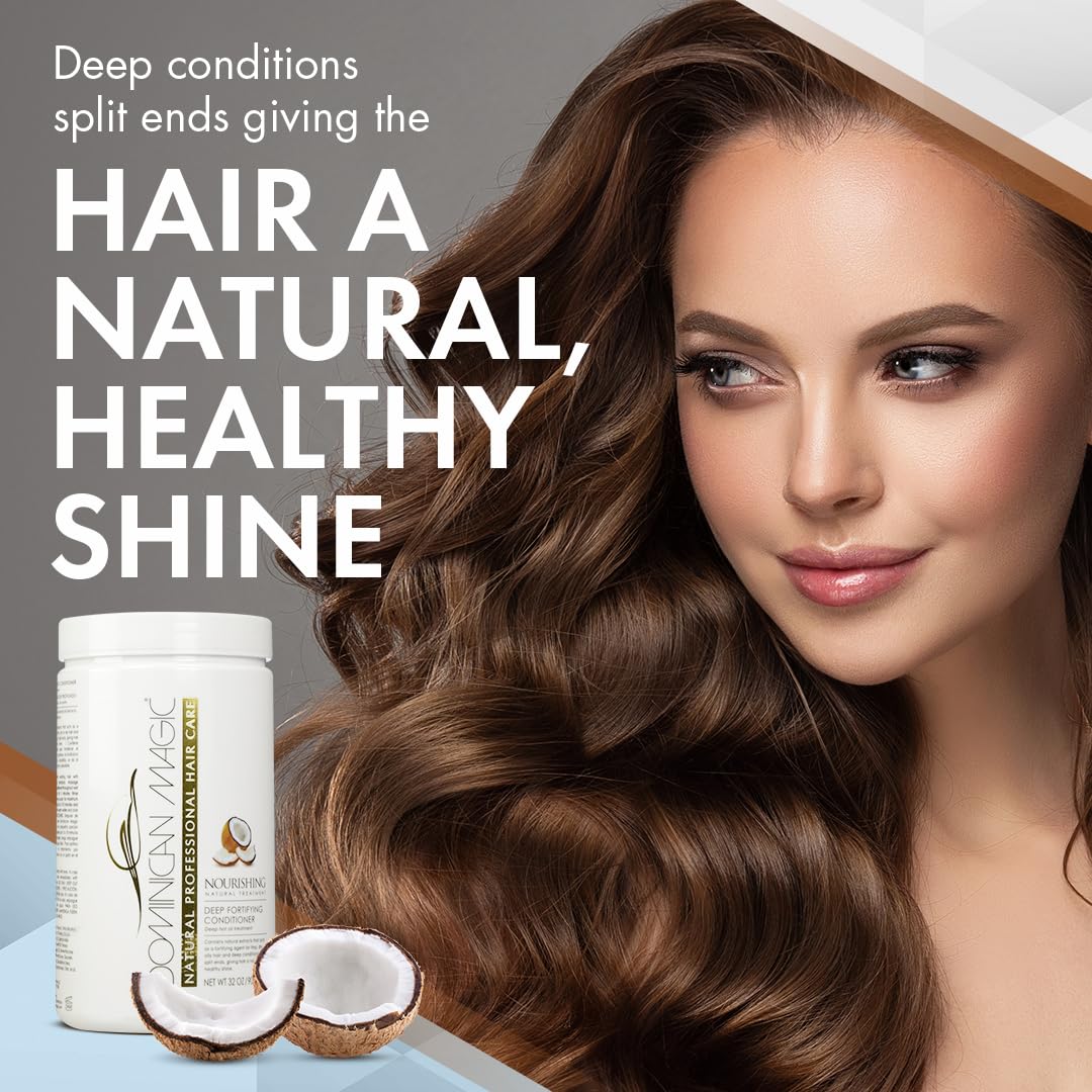Dominican Magic conditionneur fortifiant profond, cheveux hydratés et maniables après rinçage
