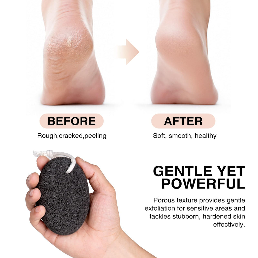 DOMLYRA pierre ponce douceur exfoliante – texture poreuse pour une exfoliation progressive.