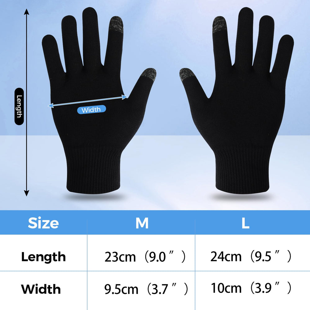 Gants Donfri coton hydratants noir taille L douceur et confort.