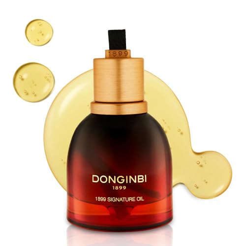 Donginbi 1899 Signature huile visage: bouteille élégante pour hydratation nourrissante