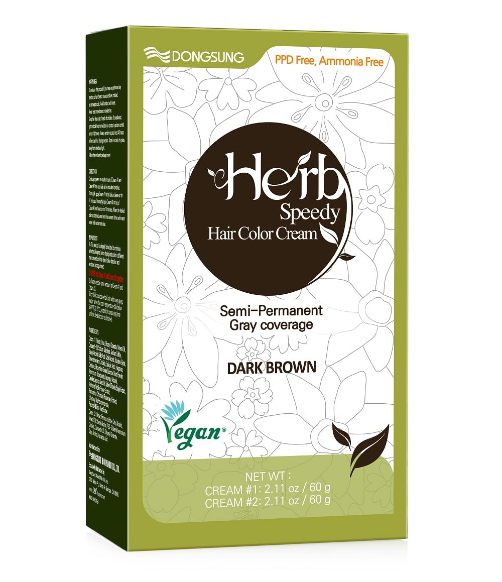 Application rapide en brun foncé avec Herb Speedy