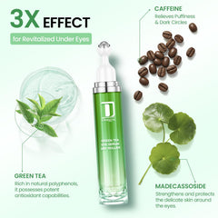 Dongyu Crème Yeux Hydratante à texture légère, idéale jour et nuit.