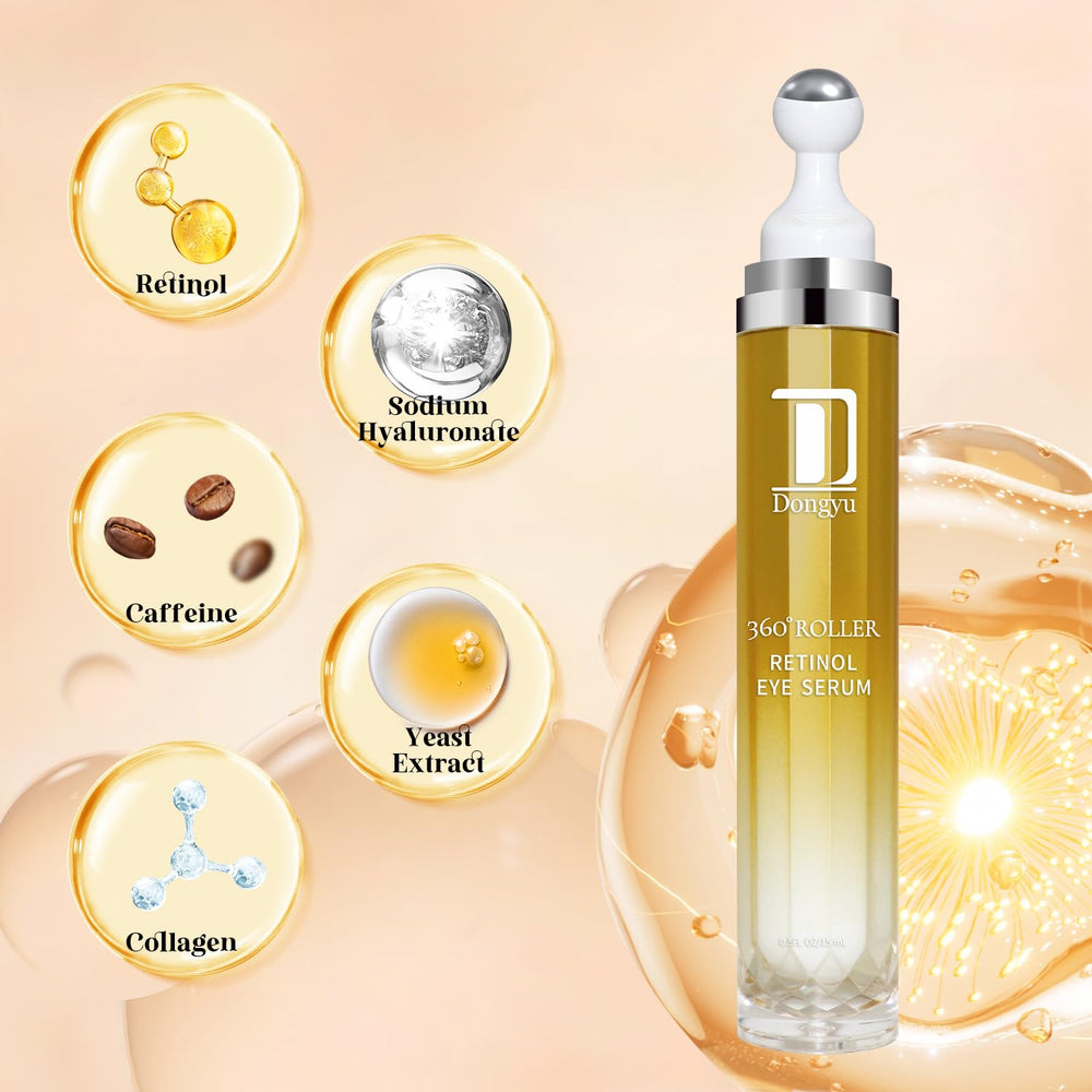 Dongyu crème contour yeux sans graisse, adaptée à tous les types de peau.