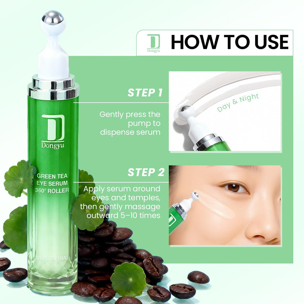 Dongyu Crème Yeux à usage matin et soir, pratique pour une routine anti-fatigue.