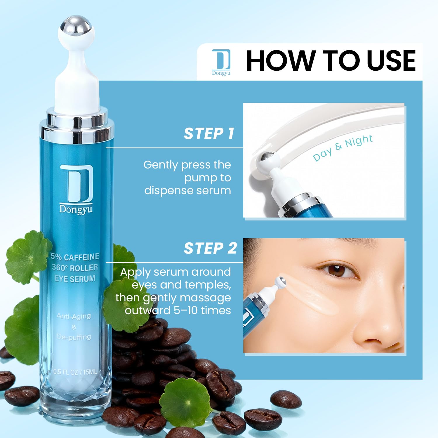 Dongyu travel-friendly bottle fits in your bag for on-the-go use.