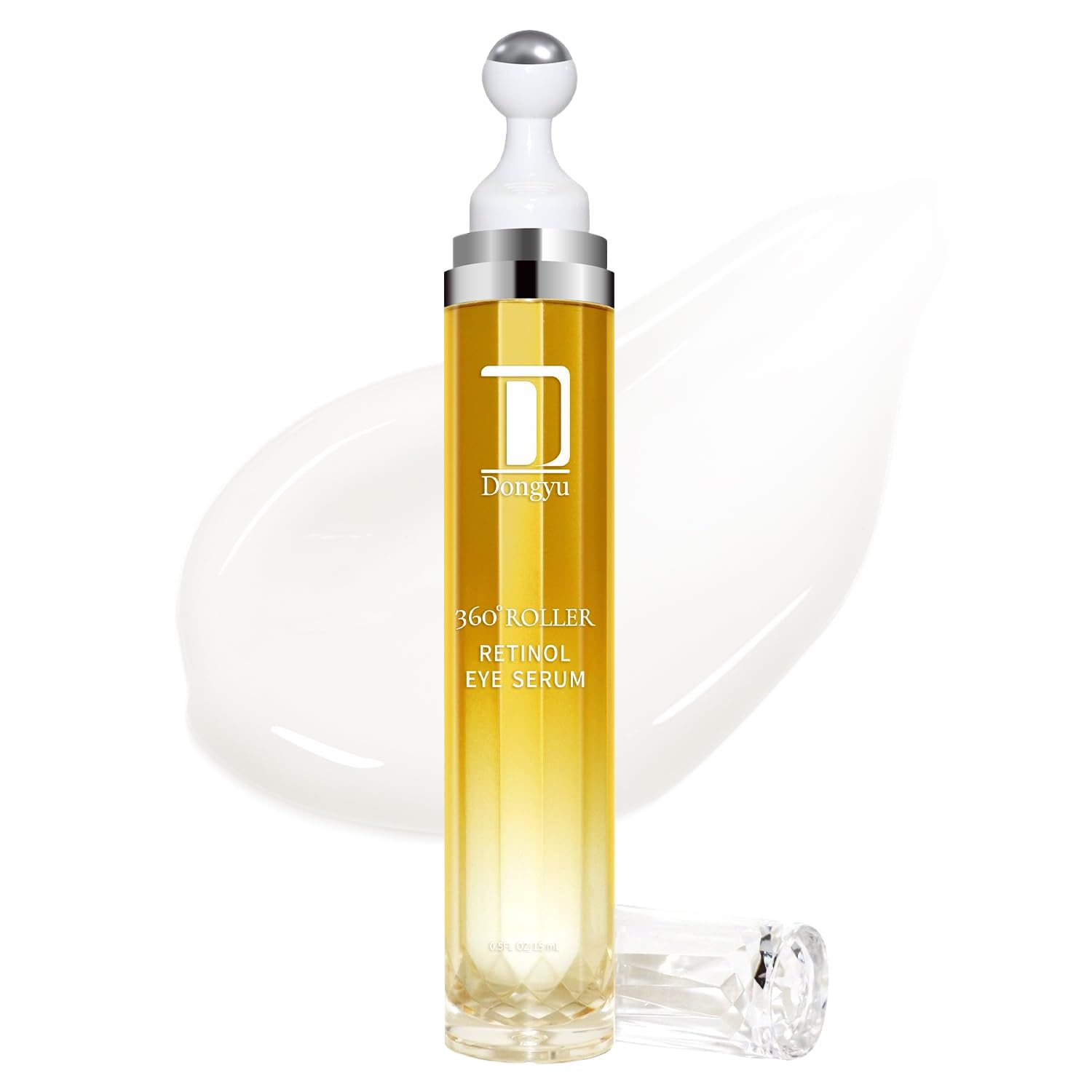 Dongyu sérum yeux retinol avec rouleau 360°, potentiel rafraîchissement du regard.